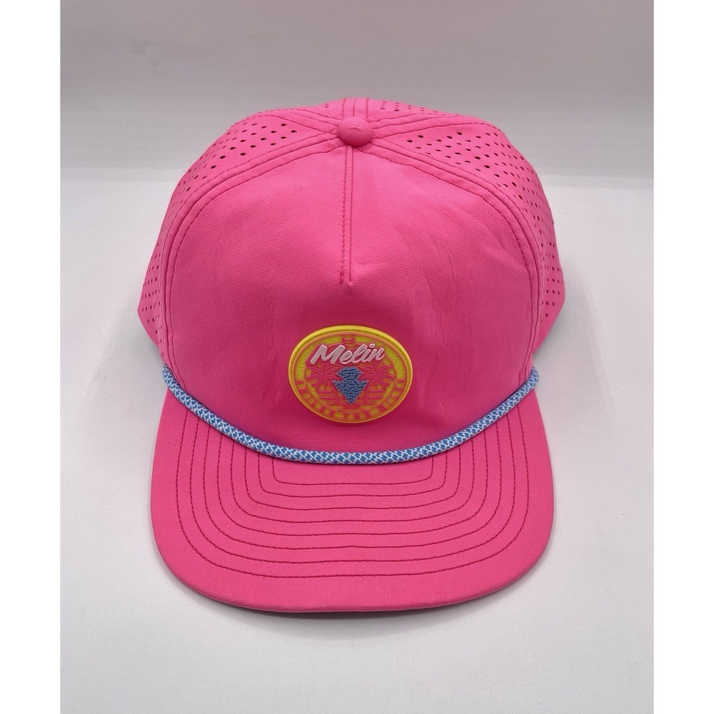 Melin Coronado Hydro Neon Pink Smiles For Miles Snapback Hat Cap 60cm